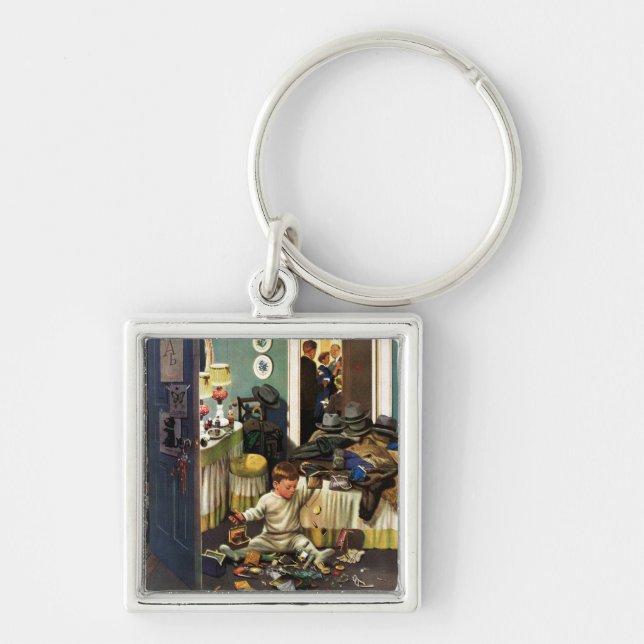 Kleinkind leert Geldbeutel Schlüsselanhänger (Vorne)