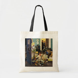 Kleinkind leert Geldbeutel Tragetasche