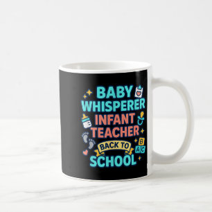 Kleinkind-Lehrer Baby-Flüsterer Zurück zur Schule Kaffeetasse