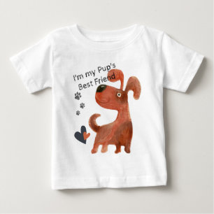 Kleinkind Niedlich Puppy T - Shirt