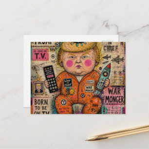 Kleinkind Präsident Postkarte