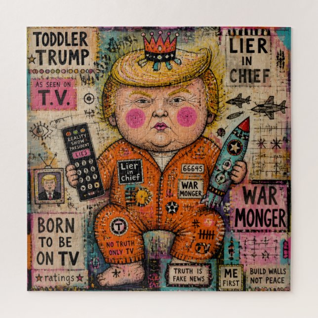 Kleinkind Präsident Puzzle (Vertikal)