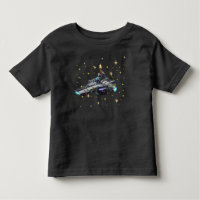 Kleinkind-Raumschiff i3 Atlas Goldsterne Schwarz 