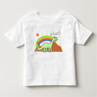 Kleinkind-Regenbogen Rawr Shirts