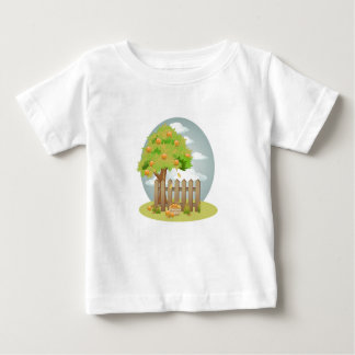 Kleinkind-Rüsche-T-Shirt Baby T-shirt