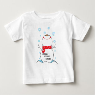 Kleinkind Rüschen-Kleid Baby T-shirt