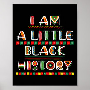 Kleinkind Schwarze Geschichte Monat Afrikanisch Am Poster
