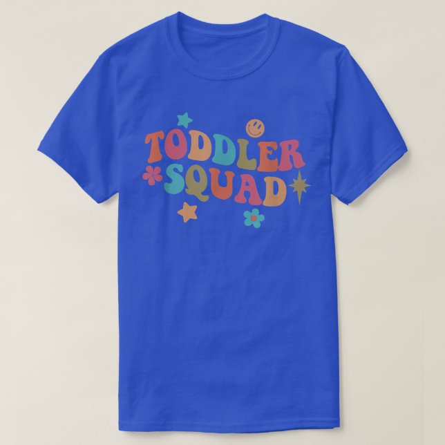 Kleinkind Squad Daycare Lehrerin Lehrerin Frühkind T-Shirt (Design vorne)