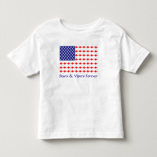 Kleinkind-Stern-u. Viper-für immer Shirt (Vorderseite)