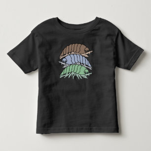 Kleinkind T-Shirt - 3 Rollasseln (lebendig)