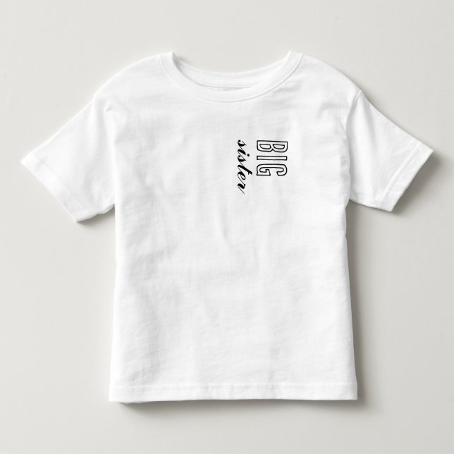 Kleinkind-T - Shirt - Große Schwester (Vorderseite)