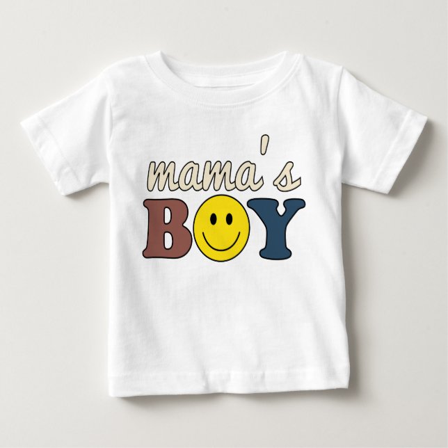Kleinkind T-Shirt Mamas Junge Shirt Baby Junge  (Vorderseite)