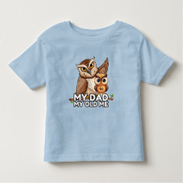Kleinkind T - Shirt : Mein Vater My Old Me (blau)