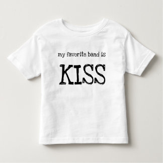 Kleinkind T - Shirt "Meine Lieblingsband ist KISS"