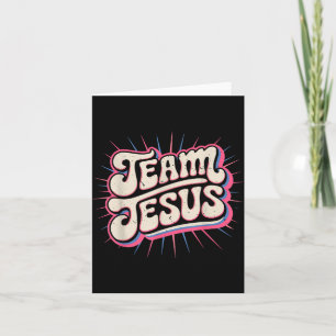 Kleinkind-Team-Jesus-Familie-passend Christlicher  Karte