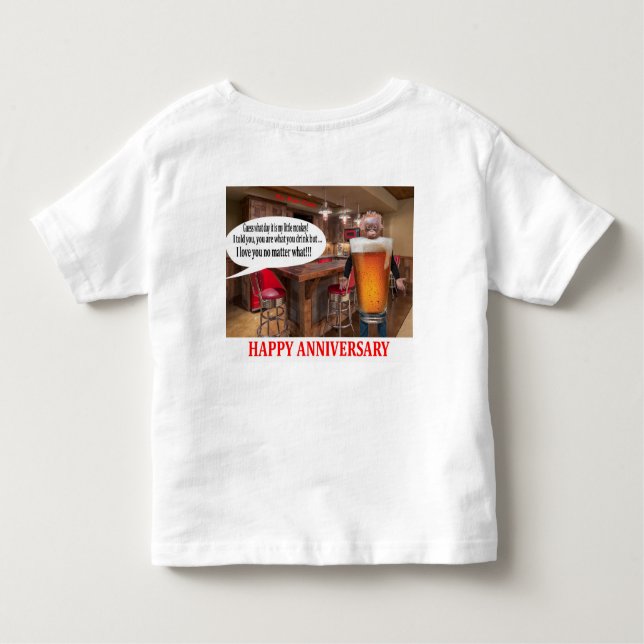 Kleinkind-Tee. Alles Gute zum Jubiläum. Orang-Utan Kleinkind T-shirt