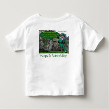 Kleinkind-Tee. Happy St. Patrick's Day. Irish sett