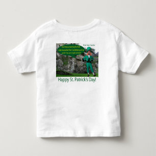 Kleinkind-Tee. Happy St. Patrick's Day. Irish sett Kleinkind T-shirt
