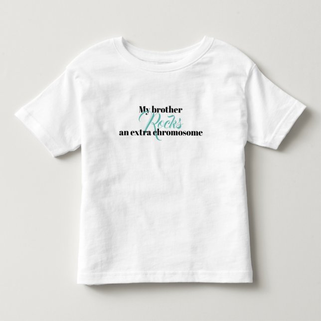 Kleinkind Tshirt "Mein Bruder rockt (Vorderseite)