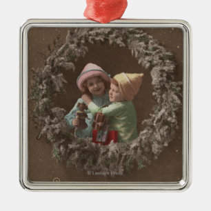 Kleinkind-Umfassung Silbernes Ornament