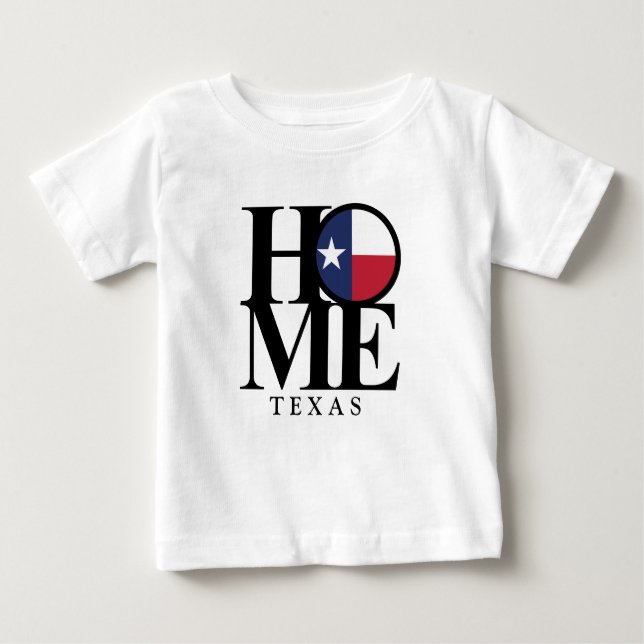 Kleinkind ZUHAUSE Texas Tee Shirt (Vorderseite)