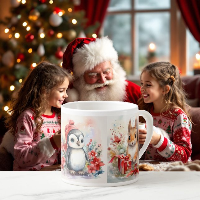 Kleinkindball 3 Niedliche Babytiere tragen ihren N Espressotasse (Von Creator hochgeladen)