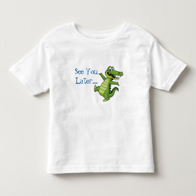 Kleinkinder Alligator-Shirt Kleinkind T-shirt (Vorderseite)