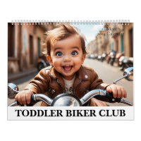 Kleinkinder Biker Club Motorrad Abenteuer Kalender