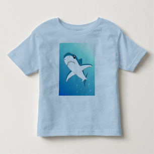 Kleinkinder Cartoon Shark T Shirt