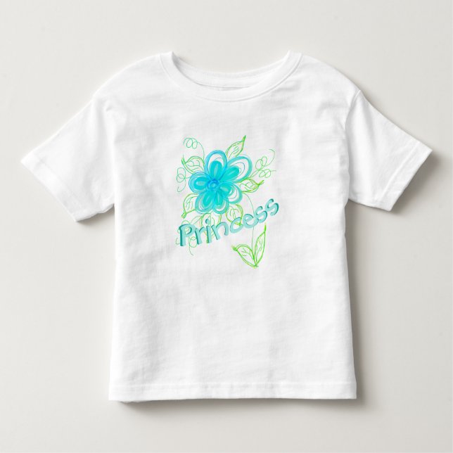 Kleinkinder flownten Princess-Shirt Kleinkind T-shirt (Vorderseite)