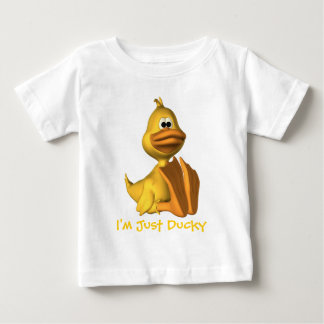 Kleinkinder, ich bin nur ducky langlebig baby t-shirt