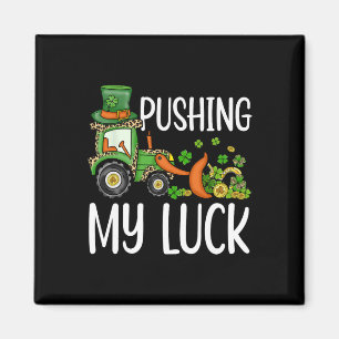 Kleinkinder Jungen Kinder Pushing My Luck Traktor Magnet