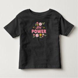 Kleinkinder Mädchen Power Blumengeschenk Ideen T - Kleinkind T-shirt
