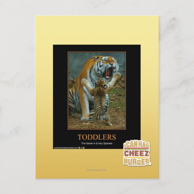 Kleinkinder Postkarte (Vorderseite)