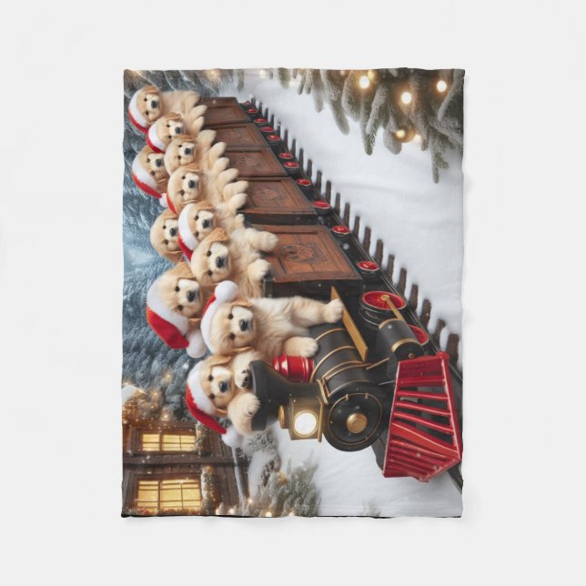 Kleinkinder Weihnachtsblanket Fleecedecke (Vorderseite)