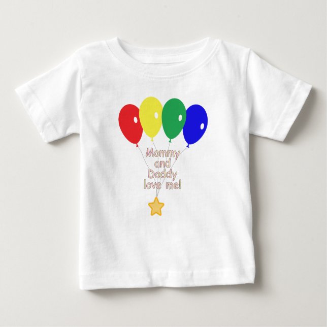 Kleinkinderballon-Shirt Baby T-shirt (Vorderseite)