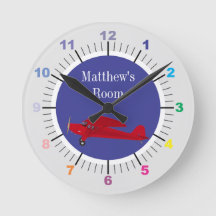 Kleinkindraumuhr-Flugzeug