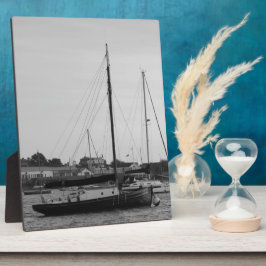 Kleinklassische Yacht Fotoplatte