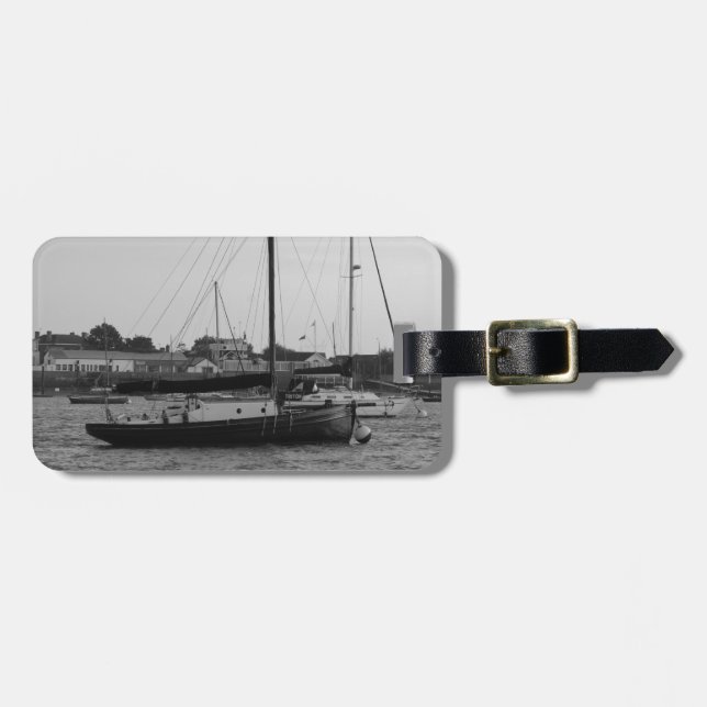 Kleinklassische Yacht Gepäckanhänger (Vorderseite horizontal)