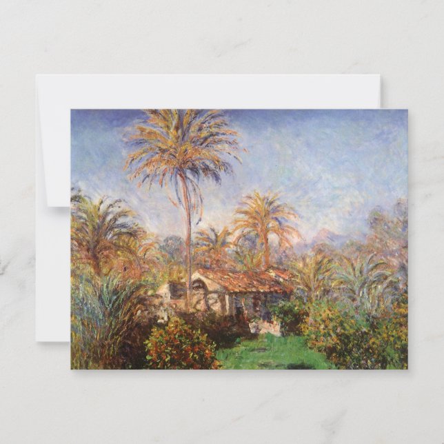 Kleinlandwirt in Bordighera von Claude Monet (Vorderseite)