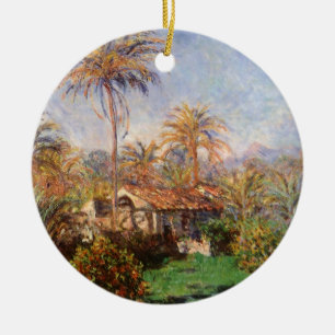Kleinlandwirt in Bordighera von Claude Monet Keramikornament