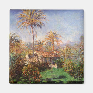 Kleinlandwirt in Bordighera von Claude Monet Magnet