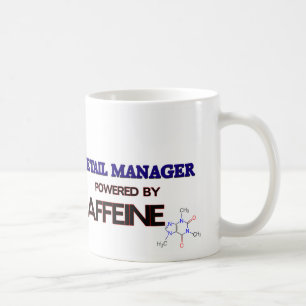 Kleinmanager angetrieben durch Koffein Kaffeetasse