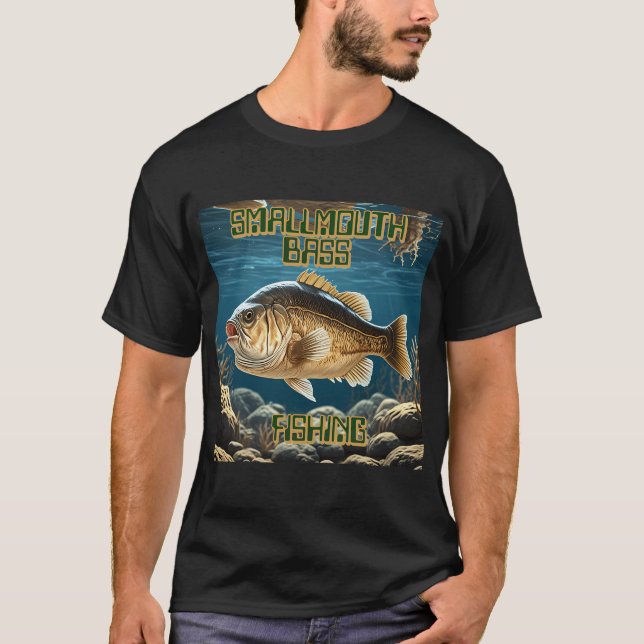 Kleinmäuliger Barschangeln 2 T-Shirt (Vorderseite)