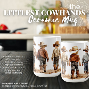 Kleinste Cowhands Keramik-Tasse Kaffeetasse