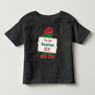 Kleinster Elf Personalisiertes Weihnachtself-T-S Kleinkind T-shirt