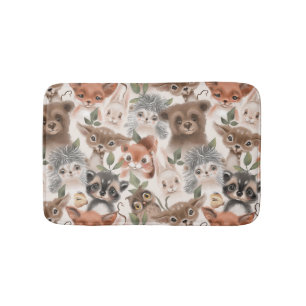 Kleintiere aus Woodland Badematte