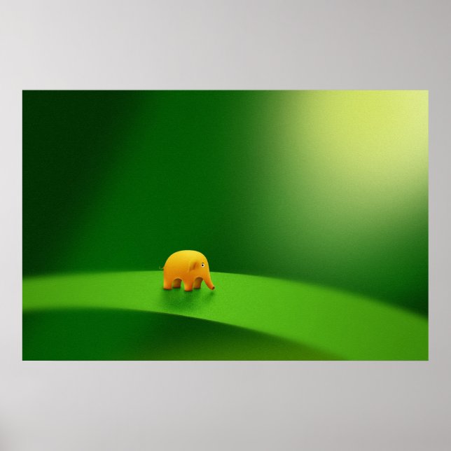 Kleintiere - Elefant Poster (Vorne)