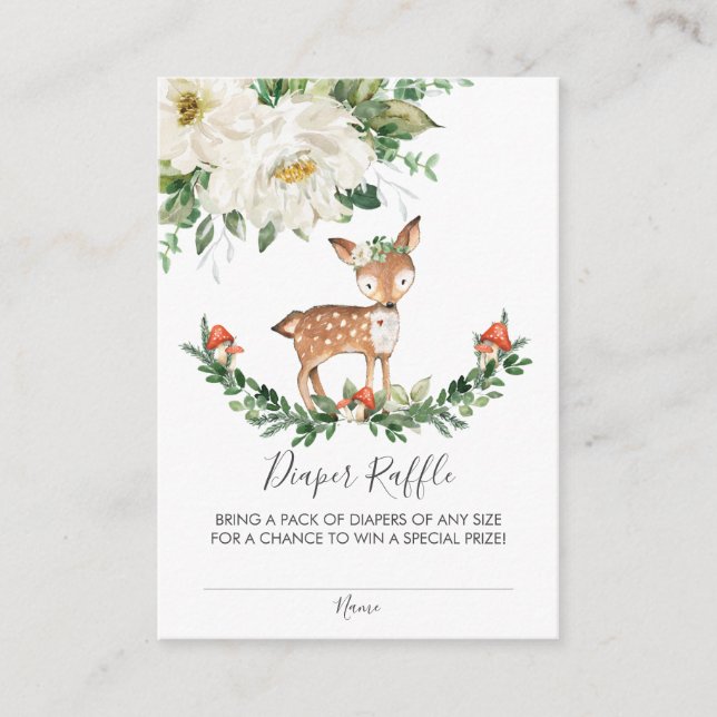 Kleintiere Hirschwaldtiere Kinderduschmaschine Win Begleitkarte (Vorderseite)