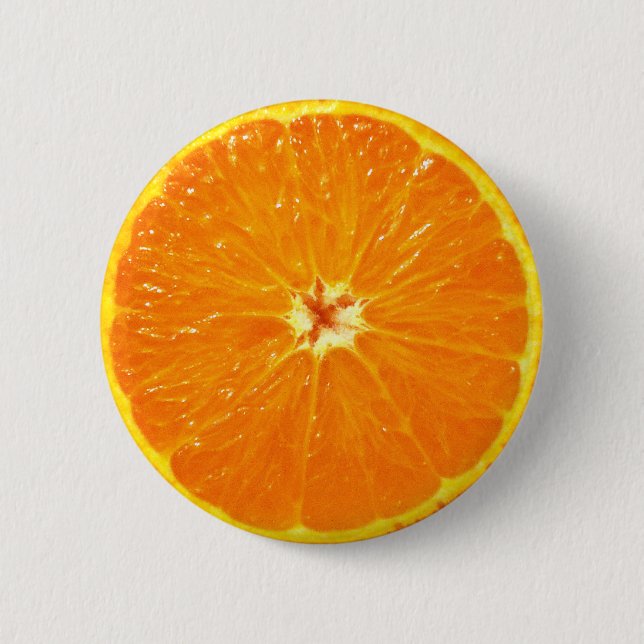 Klementine Button (Vorderseite)